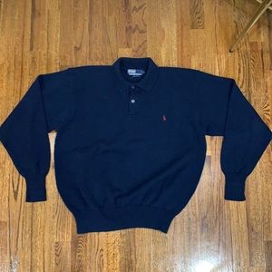 Men’s Polo Button Sweater.